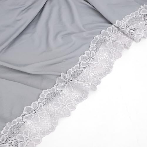 Long Instant Hijab for Women Islamic Muslim Lace Edge Lightweight Soft Head Wrap Scarf Shawl Turban Hijab2