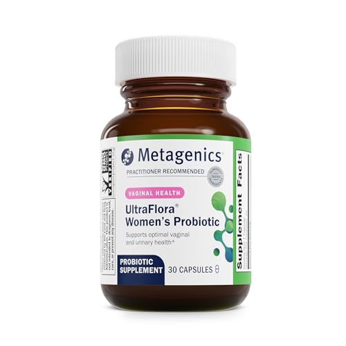 Metagenics UltraFlora Women’s Probiotic – Shelf-Stable Supplement for Vaginal Health, Yeast Balance & Urinary Comfort – with Lactobacillus GR-1 & RC-14 – Non-GMO – 30 Capsules*