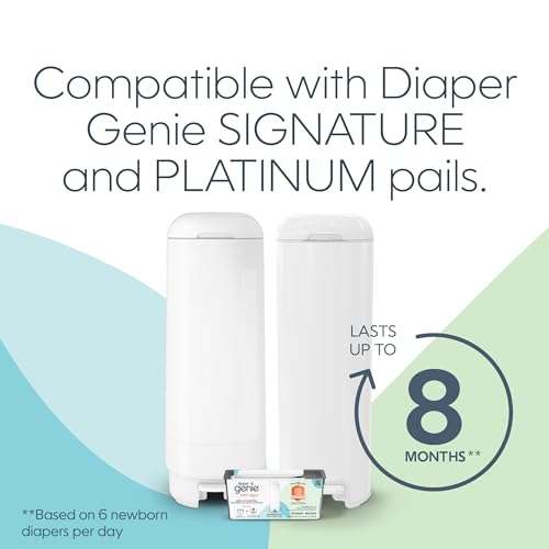 Diaper Genie I000381 Easy Roll Refill With 30 Bags | Lasts Up To 8 Months Or Holds Up To 1410 Newborn Diapers Per Refill thumb #1