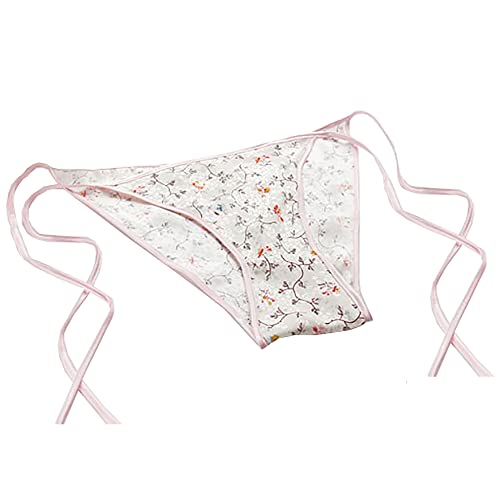 LSHARON Tanga sexy para mujer, 100% seda de morera, tanga, ropa interior, bragas Cover