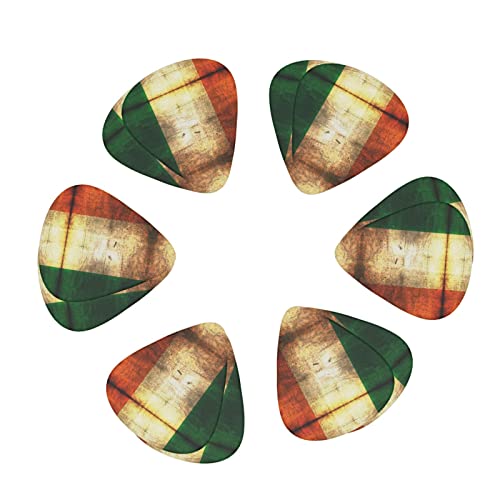Ensemble de 12 médiators de guitare drapeau irlandais pour guitare acoustique, guitare électrique, contrebasse, ukulélé - Les Beatles, Paul McCartney, John Lennon, RIngo Starr, George Harrison Ensemble de 12 médiators de guitare drapeau irlandais pour guitare acoustique, guitare électrique, contrebasse, ukulélé – Image 3