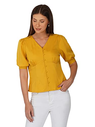 Image of Purys Women's Solid Regular Fit Shirt
