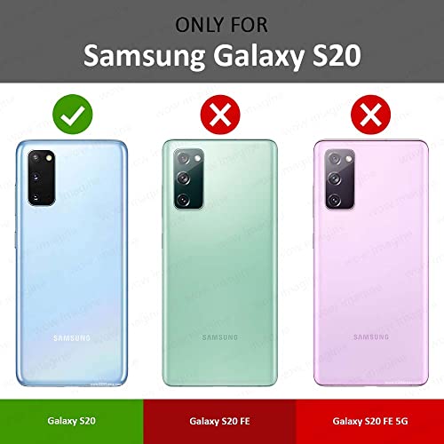 Image of WOW IMAGINE Shock Proof Clear Protective Back Case for Samsung Galaxy S20 - AirEDGE Technology | Full Camera Protection | Back Case Mobile Cover for Samsung Galaxy S20 - Black