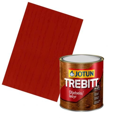 JOTUN TREBITT Lasur Schwedenrot 0,75l - Skandinavische Holzschutzlasur
