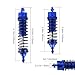 HobbyPark All Metal Shocks for Traxxas Rustler 4X4 VXL Slash 2WD 4x4 Hoss Stampede Bandit Nitro Shock Absorber Damper Set 1/10 Upgrades Parts Replace of 5862 (4-Pack) (Blue)