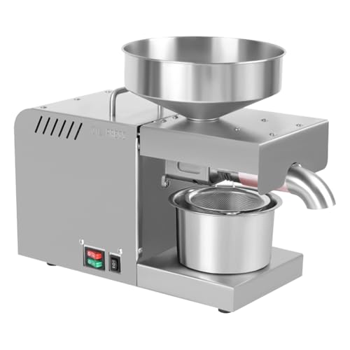 Presse à huile à froid 610W avec vis de 200 mm pour extraire 5 kg/h