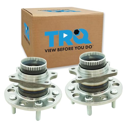 Image of TRQ Rear Wheel Bearing and Hub Assembly Set 2 Piece Compatible with 11-17 Hyundai Azera 10-14 Sonata 10-15 Tucson FWD 14-16 Kia Cadenza 11-15 Optima 11-16 Sportage FWD