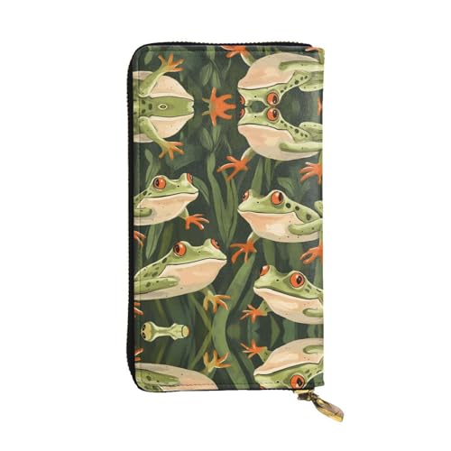 Portefeuille en cuir grenouille coquine résout le manque de place pour cartes