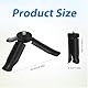 Ministativ für DJI Osmo Pocket 3 & 2 Kamera, Tragbar Stativständer für Tischplatte Stativhalterung für Selfie-Stick Diverses Zubehör für Filmausrüstung (Schwarz)