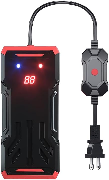 Smart Aquarium Heater, Titanium Alloy, LED Display, 100-500W, F/C Conversion (300 Watt)