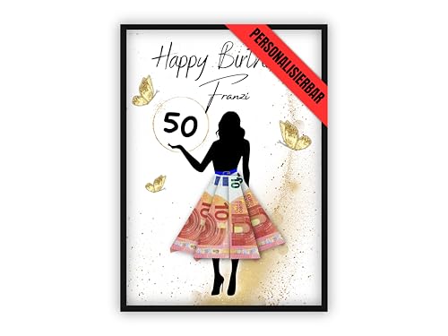 dockyardos® Geldgeschenk zum 50. Geburtstag | Geld kreativ verschenken | Beste Freundin | Geschenkidee | Frau | Mädchen | Geburtstagsgeschenk dockyardos® Geldgeschenk zum 50. Geburtstag | Geld kreativ verschenken | Beste Freundin | Geschenkidee | Frau | Mädchen | Geburtstagsgeschenk
