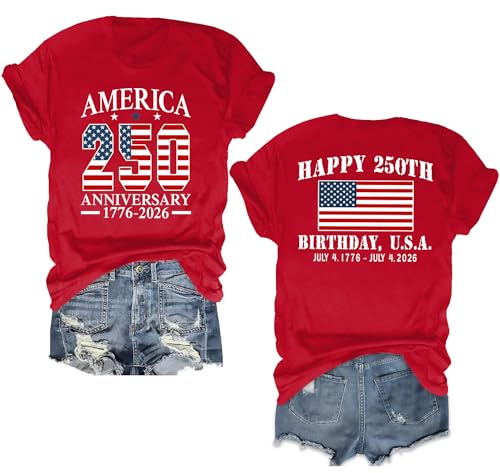 Image of Ithalt Women 4th of July Shirt Fourth of July Shirts USA Sequin Tshirt American Patriotic T-Shirt Stripes Tee Tops