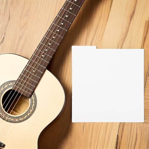 Separadores para discos de vinilo con pestañas de PVC rígido blanco en pack de 16 7