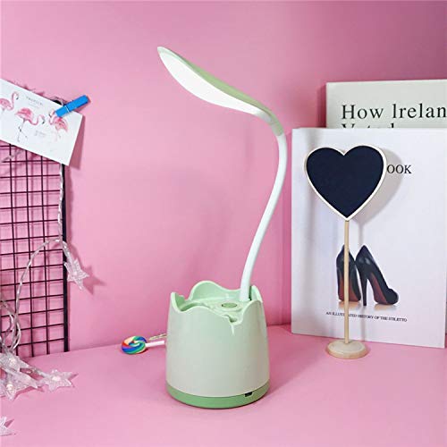 Portalápices Led Lámpara De Escritorio Protección