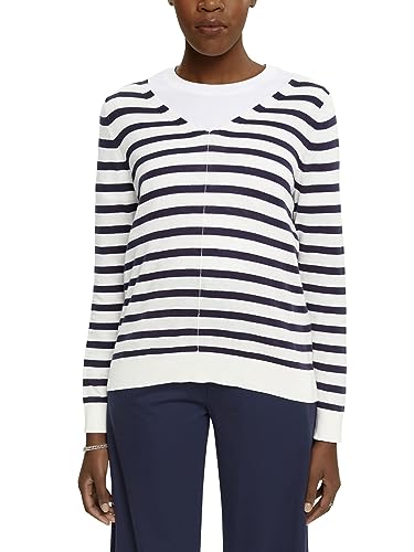 ESPRIT Damen 993EE1I313 Pullover, 112/OFF White 3, M