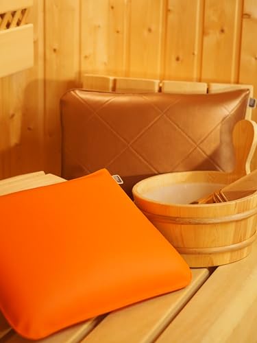 Saunakissen von Saunakissen.com – Handgefertigtes Premium Kissen aus Kunstleder