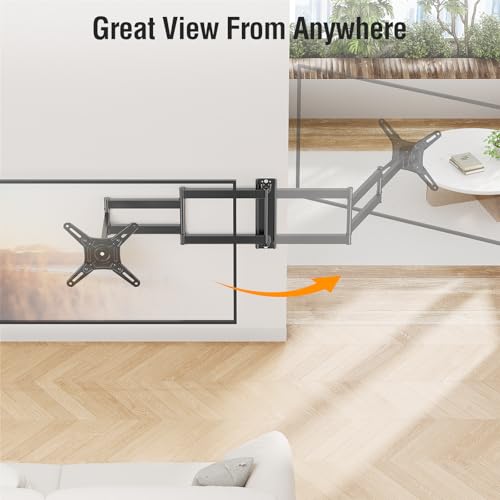 Image of ELIVED Long Arm TV Mount for 14-42 inch TVs Monitors, Max VESA 200x200