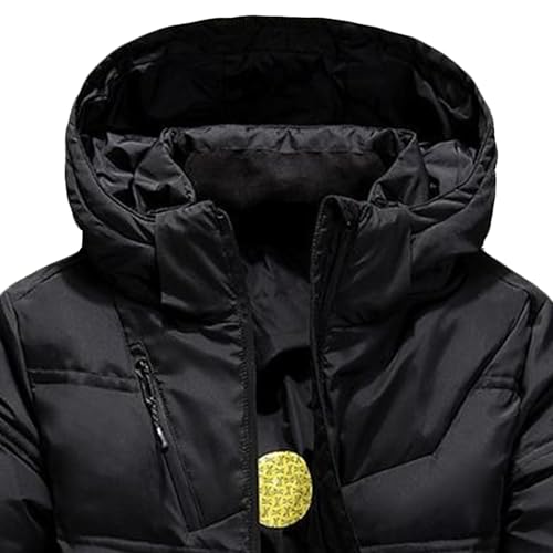 Doudoune d'hiver à capuche manteau ski épais homme parka - 7