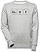 GLHF Periodico Tavolo Unisex Uomo Donna Felpa Grigio Unisex Men's Women's Jumper