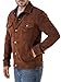 Jild Classic Trucker Fashion Leather Jacket Men - Premium Suede Leather Shirt Style Coat Jacket (Trkr-Brn.Suede-S)