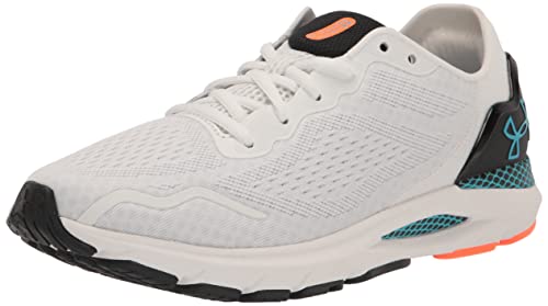 Under Armour UA HOVR Sonic 6, Rendimiento técnico Hombre, 102 White Black Blue Surf, 49.5 EU