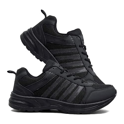 Image of BRUTON Black Men's Trendy Walking Shoes Regular Shoe Yoga Shoes for Men's & Boy's
