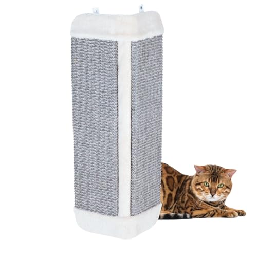 Image of TRIXIE Cat Corner Scratching Board with Catnip, Cardboard Cat Scratcher for Wall Corners, Durable Scratch Pad for Indoor Cats, Claw Care, Furniture Protection & Interactive Play