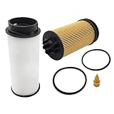 QC000001 Oil Filter Kit Fit for Mitsubishi 2012-2018 Fuso Canter FE125 FE130 FE160 FE180, Fuel