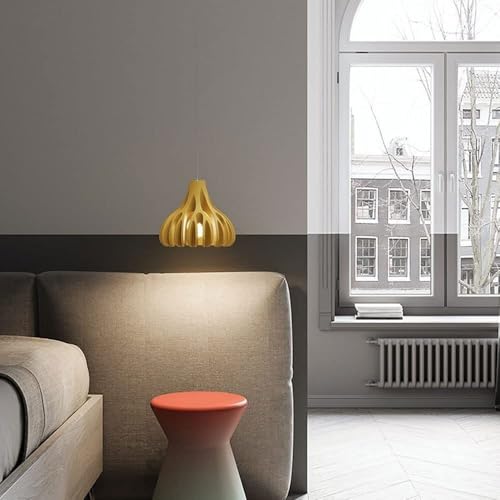 Lámpara colgante moderna de hierro para iluminación decorativa de techos 4