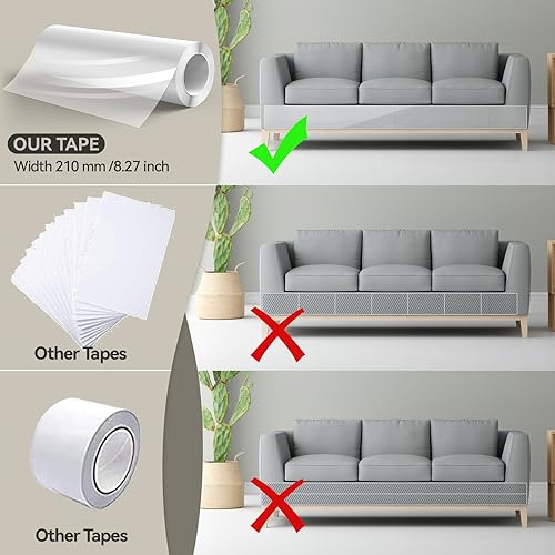 Kratzfolie Katzen Selbstklebend, 30cm x 5m Katzen Kratzschutz Sofa Transparent, Kratzschutz Wand, Kratzschutzfolie, Couch Kratzschutz Katze, AntiKratz Tape für Möbel Couch Sofa Wand Tür Schutz