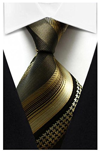 Wehug Lot 10 PCS Men's Ties 100% Silk Tie Woven Slim Necktie Jacquard Neck Ties Classic Ties style002
