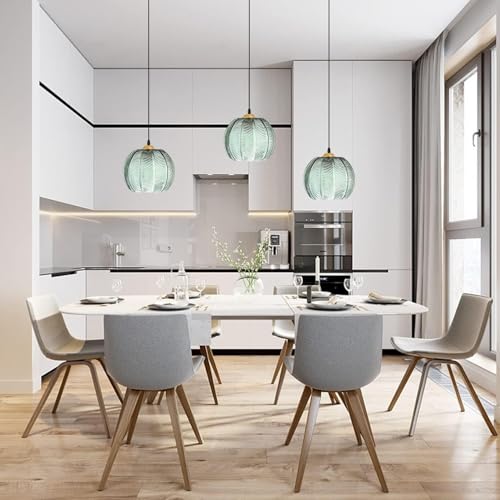 Suspension à piles rechargeable avec télécommande 7 couleurs pour îlot de cuisine