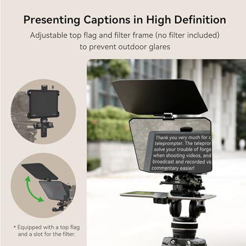 Image of SMALLRIG Teleprompter for iPad Tablet up to 11 inch, NOT for Smartphone