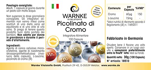 Chroompicolinaat - met 60µg chroom per capsule - essentieel sporenelement - veganistisch - Chroompicolinaat - 100… - Image 7