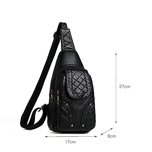 Shoulder Bags Women's Bag Chest Bag Small Women's Messenger Bag Messenger Bag(Brown)2