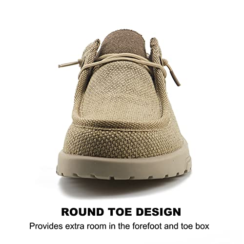 UPIShi Men's Slip On Arch Support Loafers Comfortable Light-Weight Orthopedic Casual Shoes for Plantar Fasciitis Walking Canvas Sneakers4