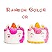 SYYISA Squishies 4 Pcs Jumbo Slow Rising Squishies Kawaii Colored Unicorn, Unicorn Donut, White Unicorn Mousse Cake and Blue Narwhal Cake Creamy Scent for Kids Party Toys Stress Reliever Toy - 4 Pack