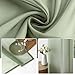MIULEE 2 Panels Sage Green Sheer Curtains 84 inches Long Window Curtains Rod Pocket Elegant Window Voile Panels/Drapes/Treatment for Bedroom Living Room (54X84 Inches)
