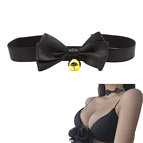 Bowknot Bell Collier Bijoux Collier Ajustable Accessoires Cadeau Saint Valentin Femme Cover