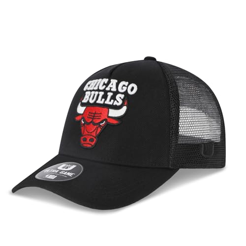 Image of Ultra Game Men's NBA Official Snap Back All Around The World Trucker Baseball Cap Hat