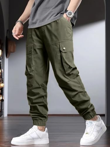 Image of Stylish Cargo Pant for Men || Man Cargo Pants with Multiple Pockets Men's Cargo Pant Cotton