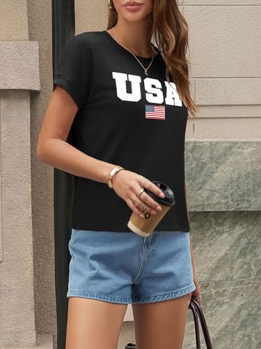 Image of UNCLECAT Womens Crop Tops Loose Fit Cap Short Sleeve Summer Tee