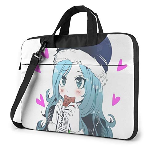 Fairy Tail Juvia Lockser: Bolsa para ordenador portátil  maletín de hombro  bolsas