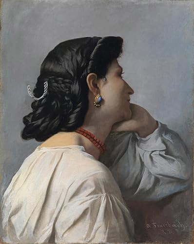 Tableau Toile Iphigénie pour habiller facilement un grand mur blanc triste