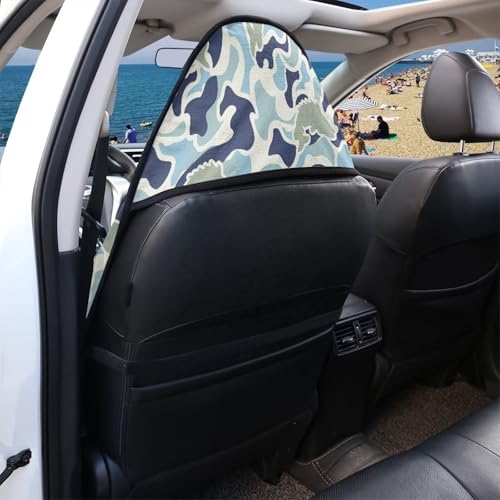 Image of Car Seat Towel Cover Universal Fit for Auto Truck Van SUV, Waterproof Hippie Flower Frog Vehicle Seat Cover for Gym Machine Washable & Absorbent Seat Protector