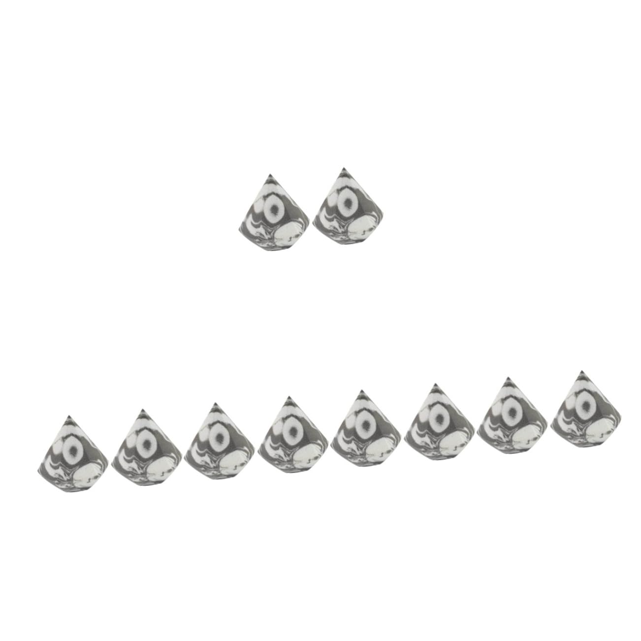 FRCOLOR Lot De 5 Houppettes De Maquillage Pour Le Visage Outil De Beauté Pour Femmes Non Conçues Pour Lapplication Du Maquillage 2 Pièces X 5