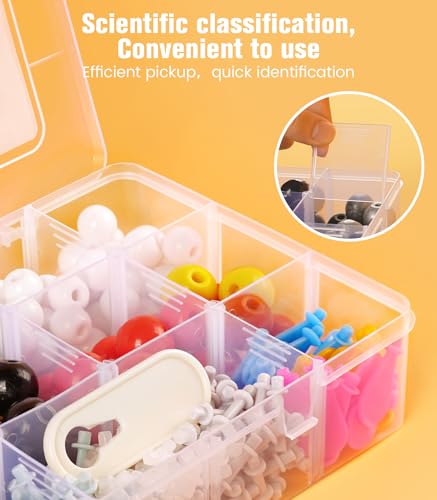 Image of NINGOO Organic Chemistry Model Kit,404 PCS,for Students＆Teacher | Fullerene C60 Model,Portable Design,Compartment Storage,CPK Color Coding