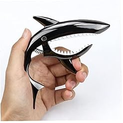 Ruluti 1pc en Alliage De Zinc De Guitare Capo Shark Capo Guitare Électrique avec Good Feeling Main pour Acoustique… - Les Beatles, Paul McCartney, John Lennon, RIngo Starr, George Harrison Ruluti 1pc en Alliage De Zinc De Guitare Capo Shark Capo Guitare Électrique avec Good Feeling Main pour Acoustique… – Image 6