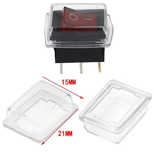 Interrupteur à bascule KCD1 vert 3 broches avec lampe témoin 6A 250V AC