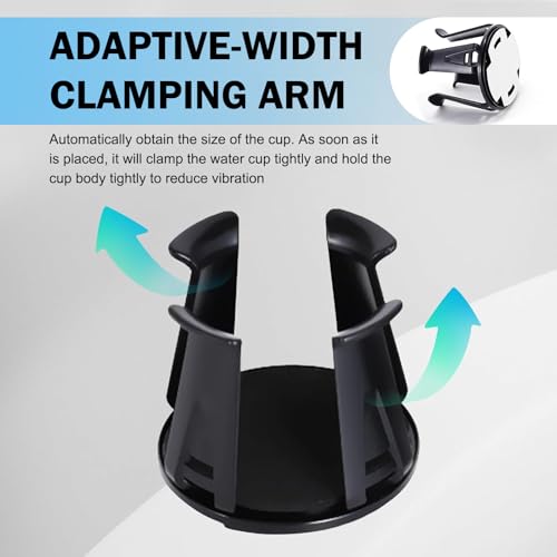 2 Piezas Adaptador para Portavasos de Auto Antideslizante miniatura 4